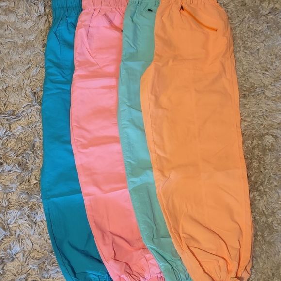 Zenana Pink High-rise Active Jogging Pants - Picture 4 of 4